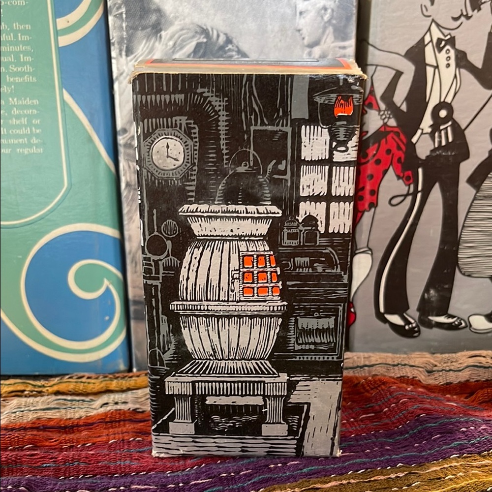 Avon Pot-Belly Stove After Shave Box